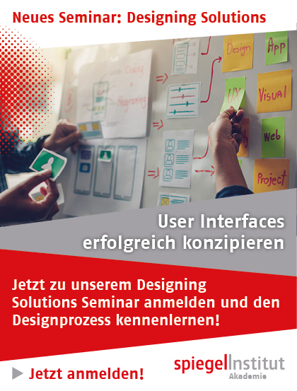 Neues Seminar: Designing Solutions